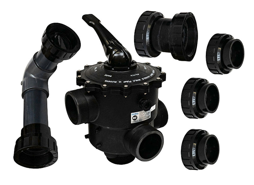 Micron Multiport Valve and Piping Kit - 3 Inch Valve and Connections
