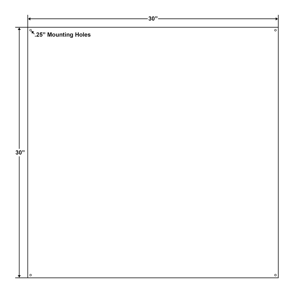 Wisconsin Pool Rules No Diving Pool Sign - 30 x 30 Inches on Styrene Plastic