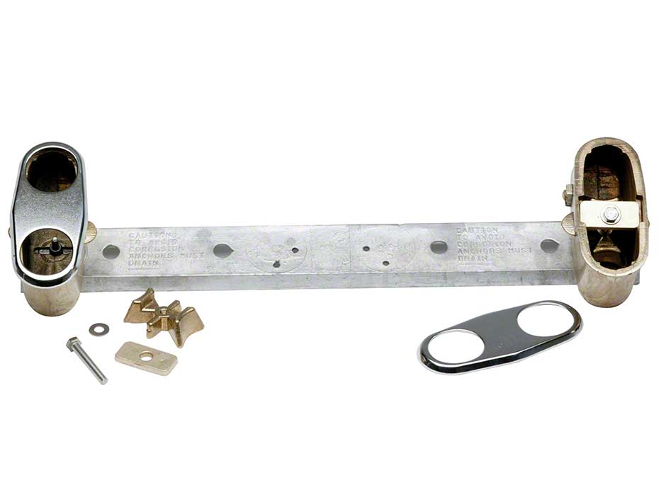 Dual Post Anchor Socket Assembly - Bronze - 1-5/8 Inch O.D.
