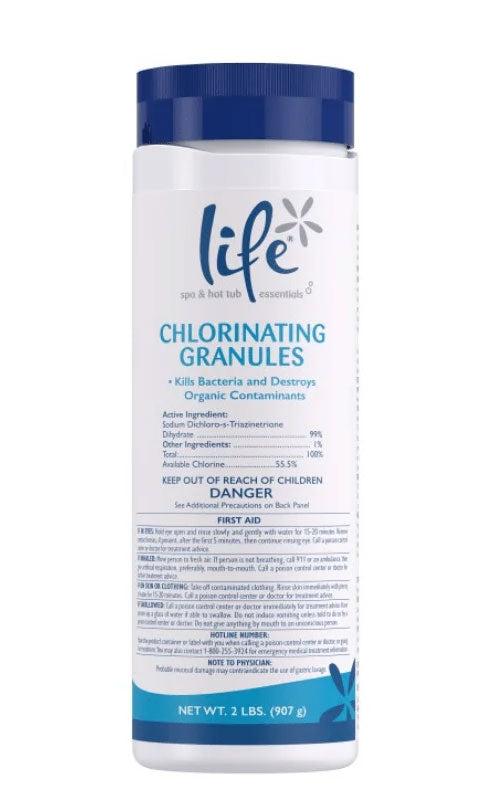 Life Chlorinating Granules - 2 Lb. Jar