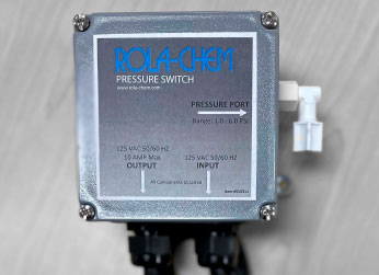 Pool Chemical Controller Pressure Switch