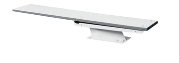 1/2 Meter Steel Diving Stand for 10 Foot Board - Radiant White - Includes Jig and Hardware