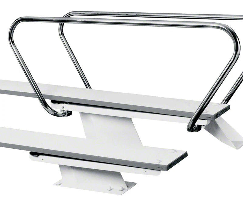 1 Meter Steel Diving Stand for 12 Foot Board - Radiant White - Includes Jig and Hardware