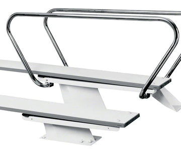 1 Meter Steel Diving Stand for 12 Foot Board - Radiant White - Includes Jig and Hardware