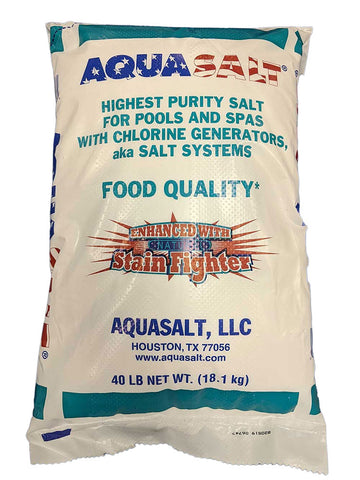 AquaSalt Food Quality Salt Bag - 40 Lbs.