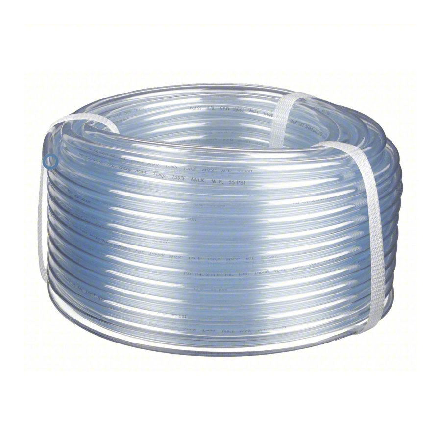 Clear PVC Tubing - 7/16 Inch OD 5/16 Inch ID - 100 Foot Roll