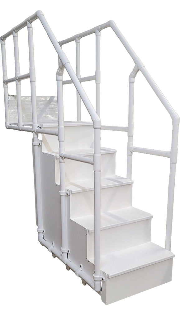 Swim Safe ADA Pool Stairs - 4-Tread (5 Step)