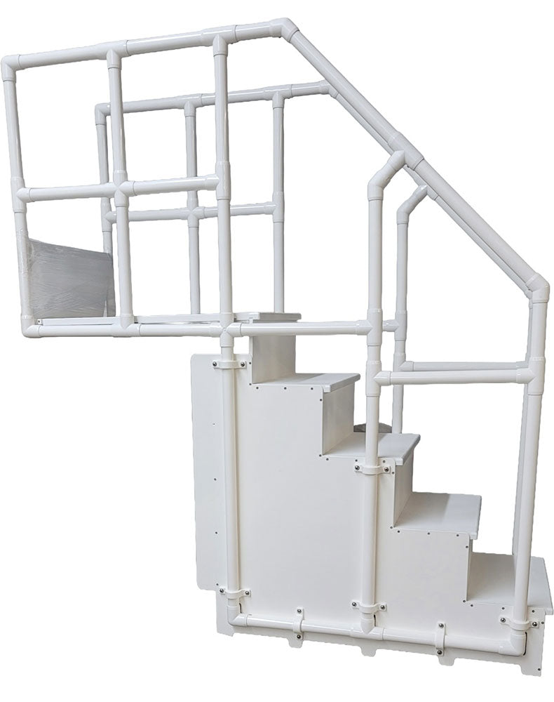 Swim Safe ADA Pool Stairs - 4-Tread (5 Step)