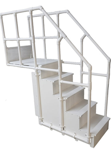 Swim Safe ADA Pool Stairs - 3-Tread (4 Step)