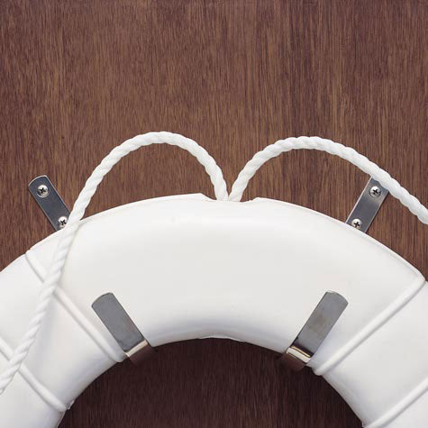 Life Ring J Hook Set for Wall Mounting