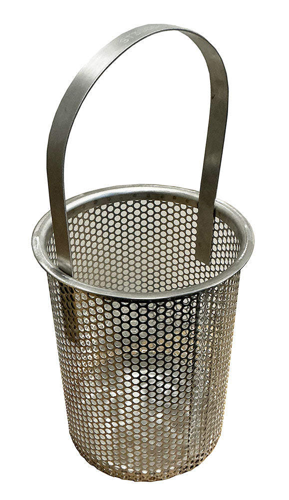 Hayward Model 30/30R Strainer Basket 6 Inch Flanged - Stainless Steel 1/4 Inch Perforations