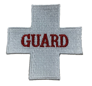 Guard Embroidered Cross Patch