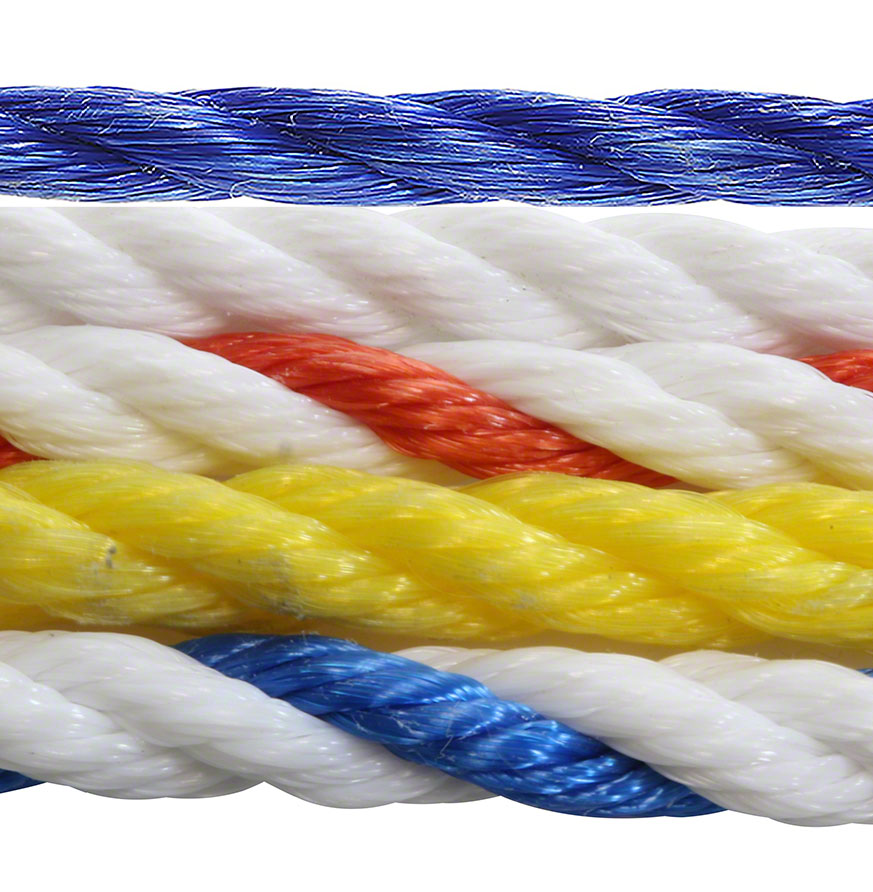 Pool Rope Shorten Pool Rope - 1/2 Inch Thick - Various Colors Cut - AQR6720
