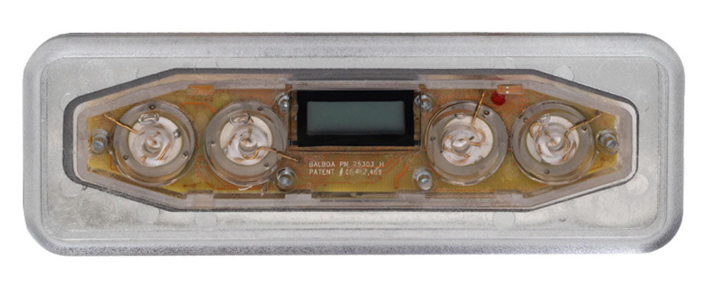 Balboa Clear Topside Only Control Panel - 4 Button