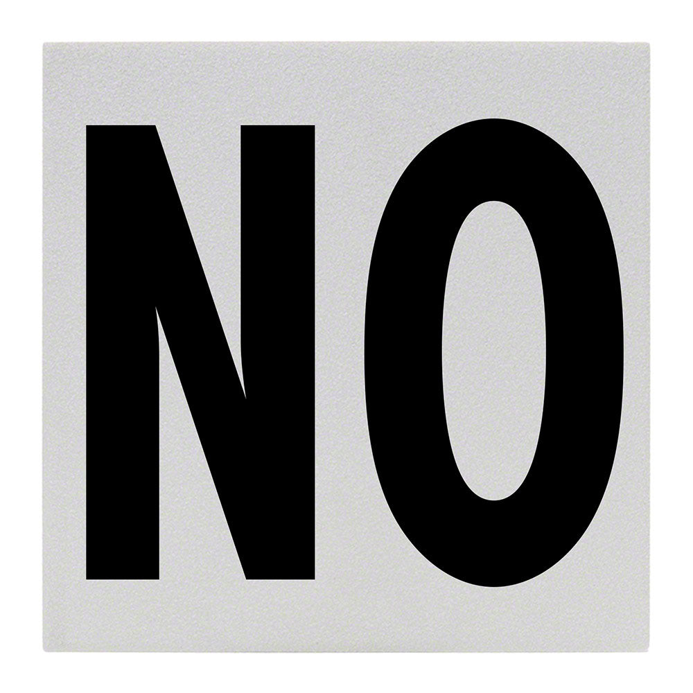 NO 1 Tile Message Ceramic Skid Resistant Tile Depth Marker 6 Inch x 6 Inch