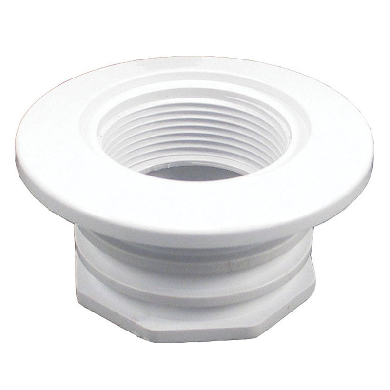 Gunite Wall Return Fitting - 1-1/2 Inch FIP x 1-1/2 Inch Socket - White