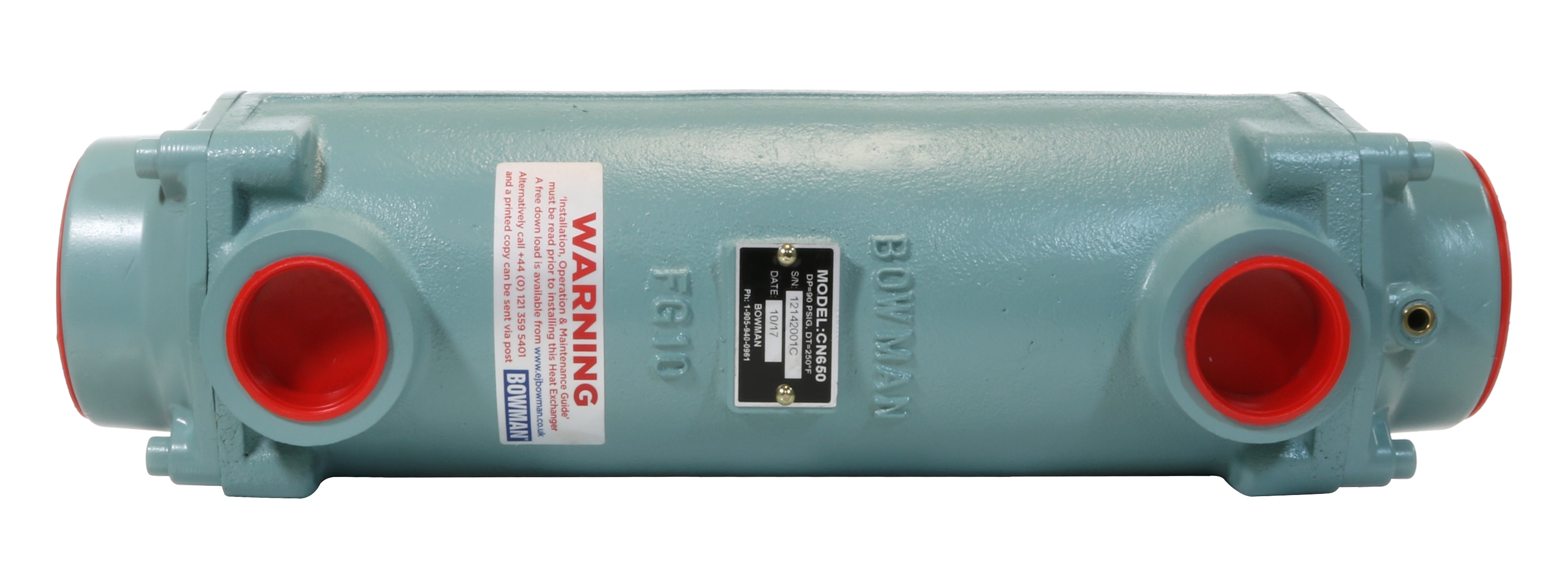 CN-XL Series 980,000 BTUs Titanium Tube Heat Exchanger