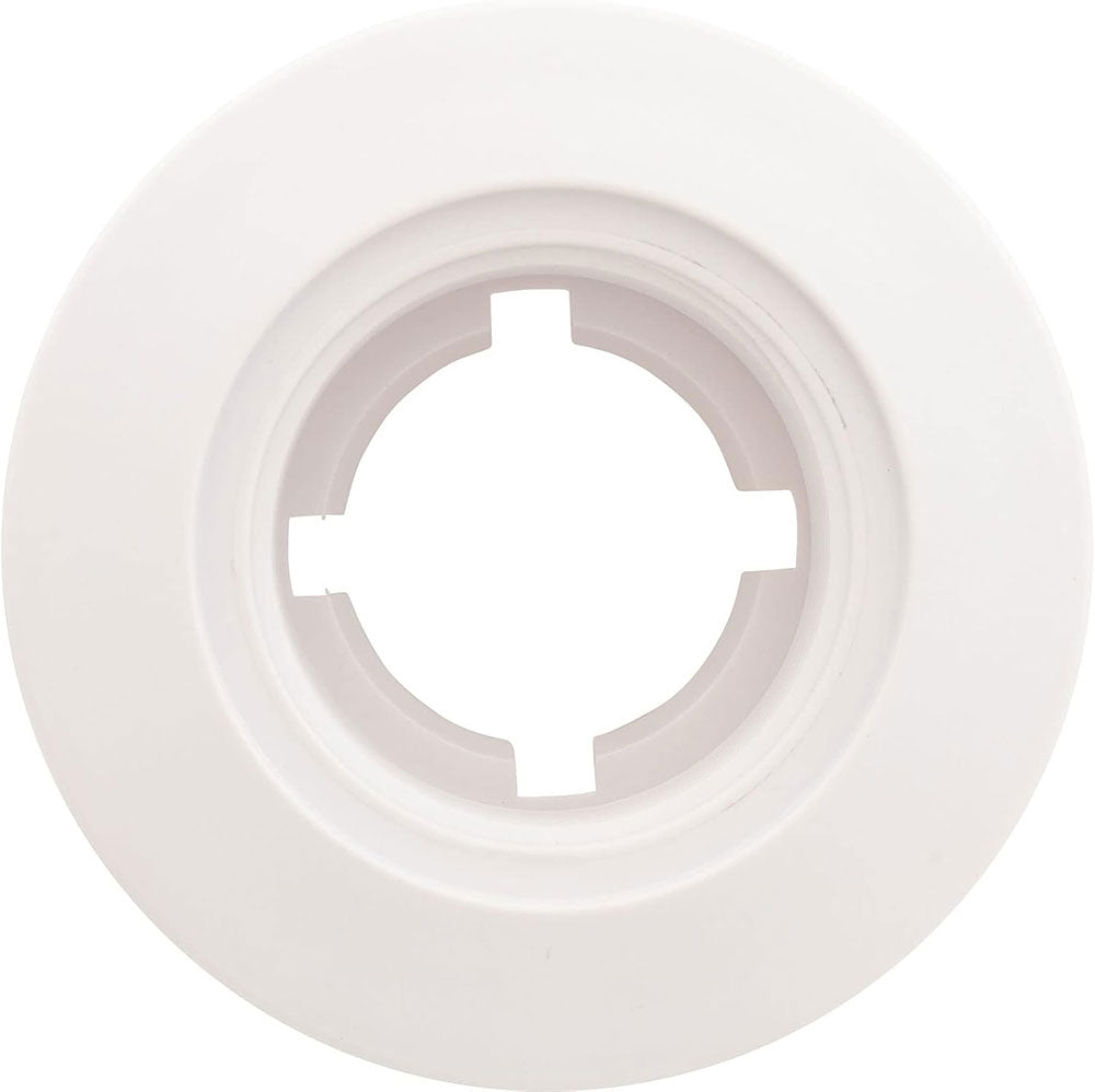 Large Wall Fitting - 1-1/2 Inch Threaded OD - 2 Inch Inside Pipe - White