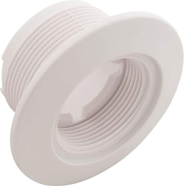 Large Wall Fitting - 1-1/2 Inch Threaded OD - 2 Inch Inside Pipe - White