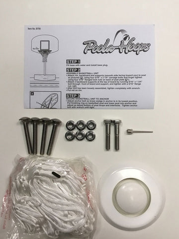 Poola Hoop Basketball Game Hardware Bag - Complete