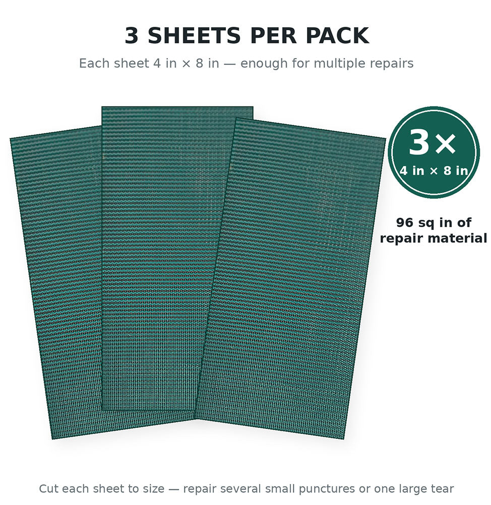 Meyco MeycoLite Green Cover Patch 4 x 8 Inch (Pack of 3)
