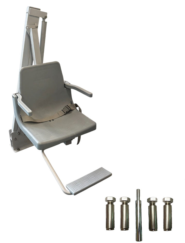 Legend L-350R2 Pool With Drop-In Anchor - Gray