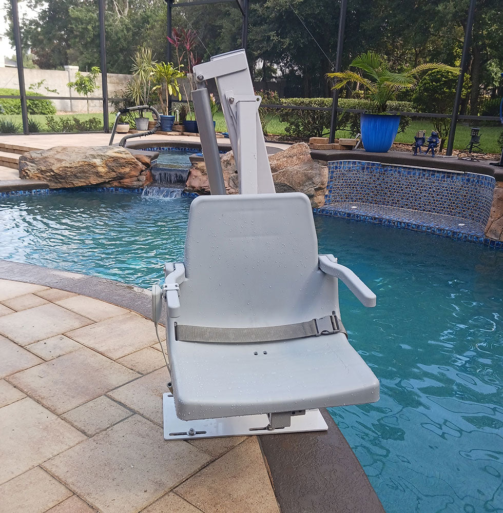 Legend L-350R2 Pool With Drop-In Anchor - Gray