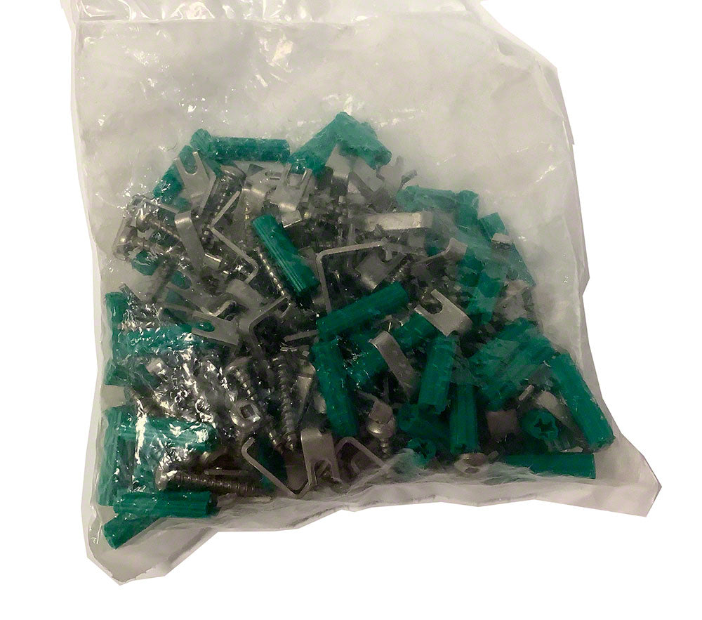 SuperGrip Parallel Grating Radius Fastening Set - 50 Sets Per Bag