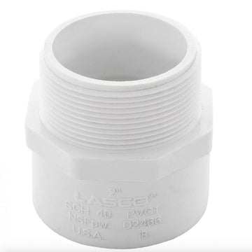 Male Adapter - 2 Inch MIPT x Slip - Schedule 40
