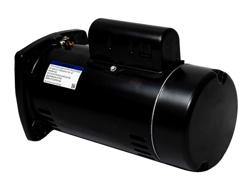1 HP Pump Motor Square Flange - 1-Speed 1-Phase 115/230 Volts - Full-Rated - Energy Efficient