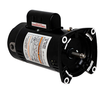 1 HP Pump Motor Square Flange - 1-Speed 1-Phase 115/230 Volts - Full-Rated - Energy Efficient