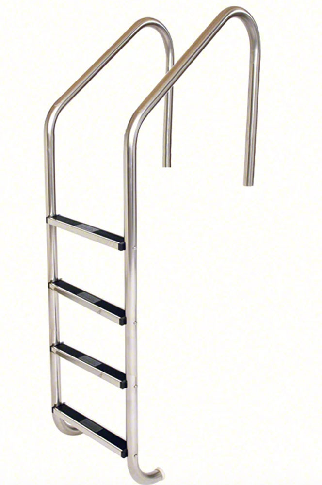 4-Step 24 Inch Economy Elite Vinyl Liner Ladder 1.90 x .049 Inch Marine Grade - Stainless Treads