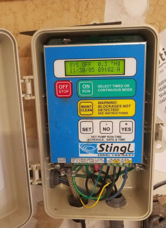 Stingl SR-500 Safety Vacuum Release System - 120/240 Volts