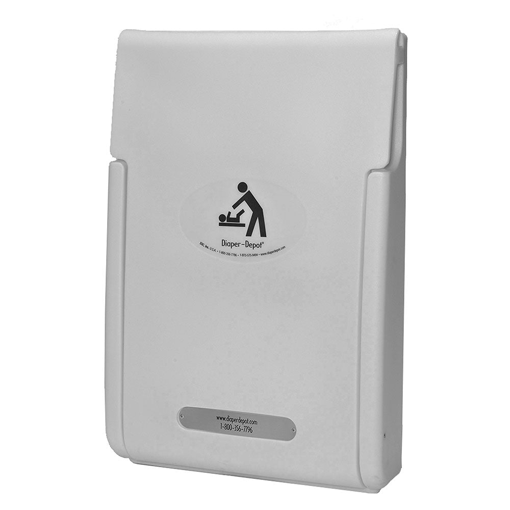 Vertical Diaper Depot Changing Station - Powder Gray