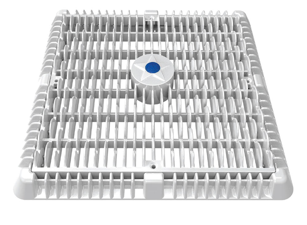 AquaStar 12 Inch Square Wave Anti-Entrapment Suction Outlet Cover