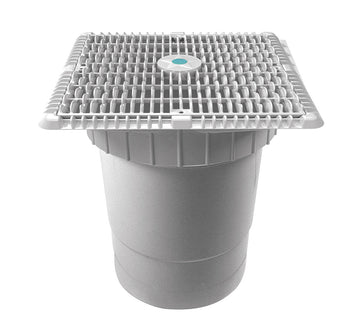 12 Inch Square Wave Anti-Entrapment Suction Outlet Cover With 6 Inch Socket Deep Sump