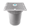 9 Inch Square Wave Anti-Entrapment Suction Outlet Cover With 6 Inch Socket Deep Sump