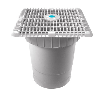 9 Inch Square Wave Anti-Entrapment Suction Outlet Cover With 6 Inch Socket Deep Sump