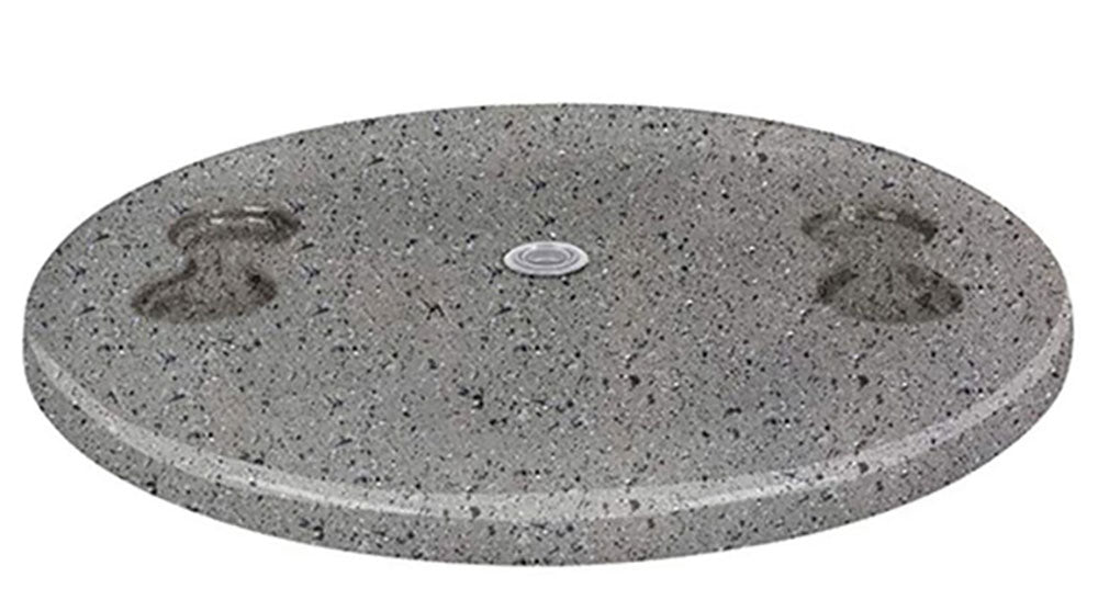 concrete patio table with umbrella hole SR Smith Destination In-Pool Table with Cup Holders - 30 Inch