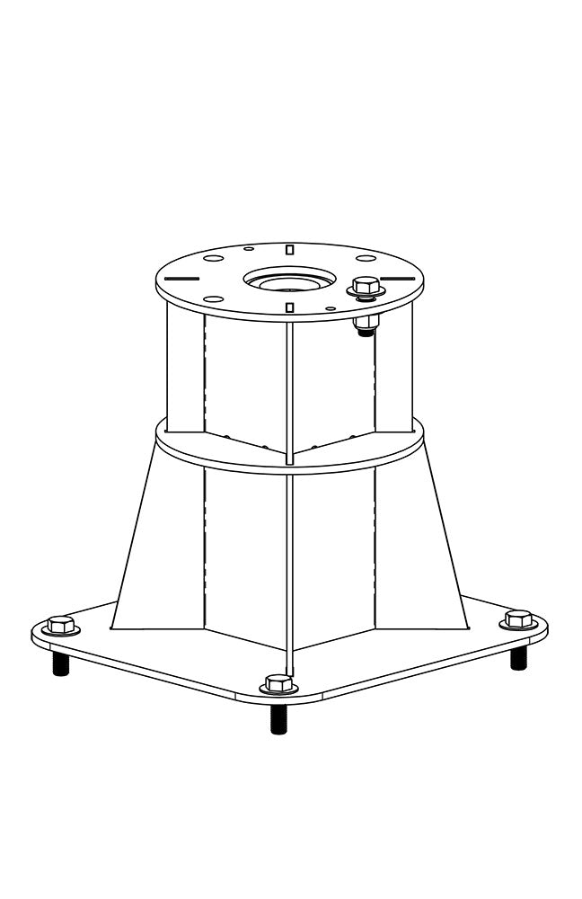 Mighty 600 Pool Lift Pedestal - 12 Inches High