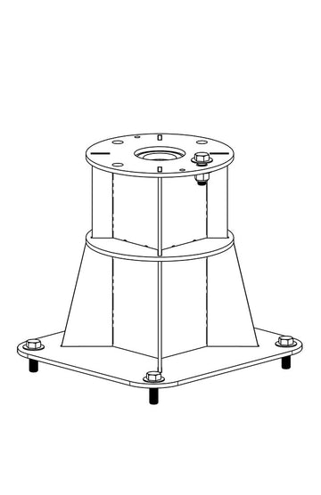 Mighty 600 Pool Lift Pedestal - 12 Inches High