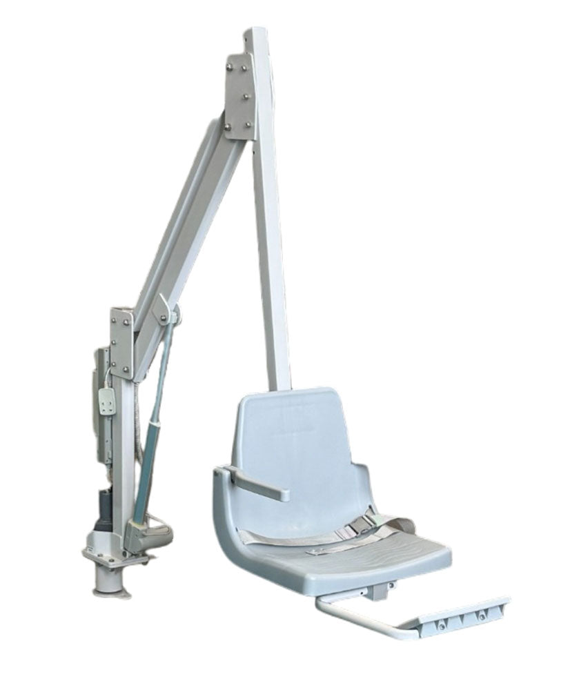 Rotational R-450R Extended Reach Pool Lift Without Anchor - 450 Pound Capacity