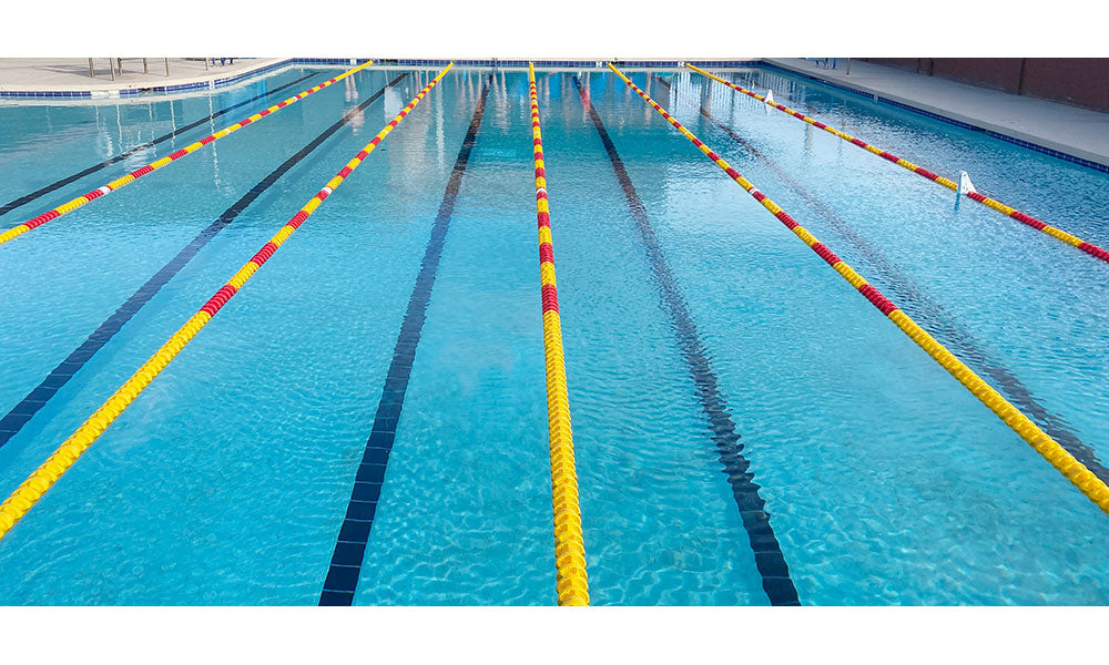 25 Yard Classic PRO Racing Lane Line Converts to 25 Meter with 7 Foot Disconnect