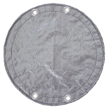PoolStyle Silver/Black 21 Foot Round Aboveground Pool Winter Cover