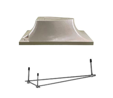 Global 3-Bolt Diving Board Base With Jig for 8-Foot Board - Sand