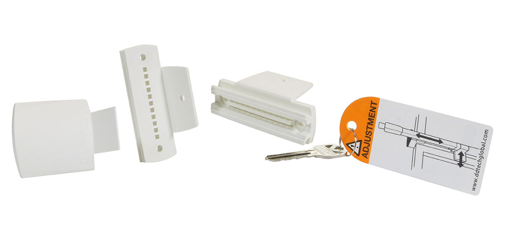 Magna-Latch S3 Top Pull Safety Gate Latch - Keyed Alike - White