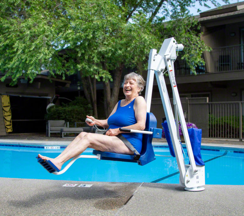 Mighty 400 Pool Lift Without Anchor - 400 Pound Capacity - Choice of Colors