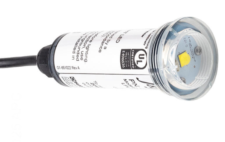 PureWhite VU LED Nicheless Pool Light - 12 Volt 20 Watts - 1.5 Inch - 30 Foot Cord