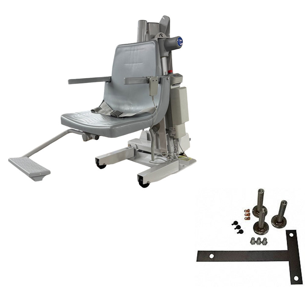 Commercial C-450 Portable Pool Lift With Retrofit Anchor - 450 Pound Capacity