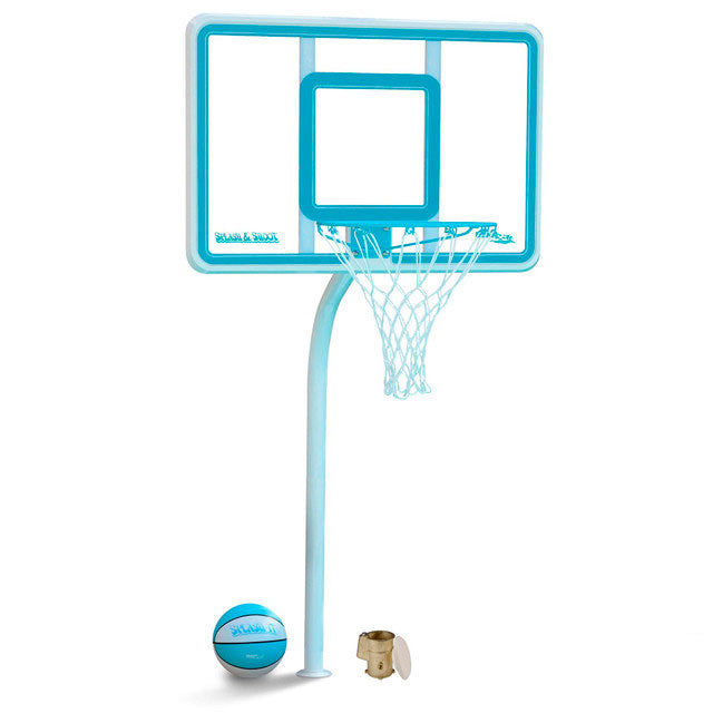 Deck Shoot Clear Deck Mounted Pool Basketball Game
